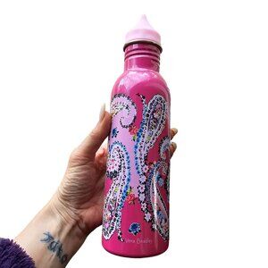 NWT Vera Bradley PINK Paisley Water Bottle